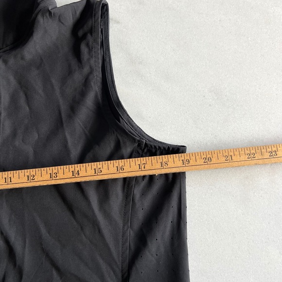 44 North Hooded Vest Dress Sleeveless Black Zip Pockets Womens Medium - Picture 10 of 11